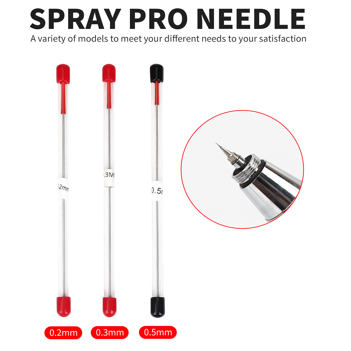 3pcs set 0.2/0.3/0.5mm Airbrus - Airbrush Kit With Mini Compressor review and price