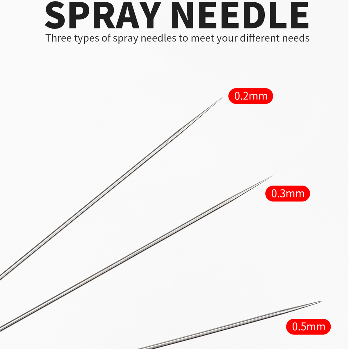 3pcs set 0.2/0.3/0.5mm Airbrus - Airbrush Kit With Mini Compressor review and price