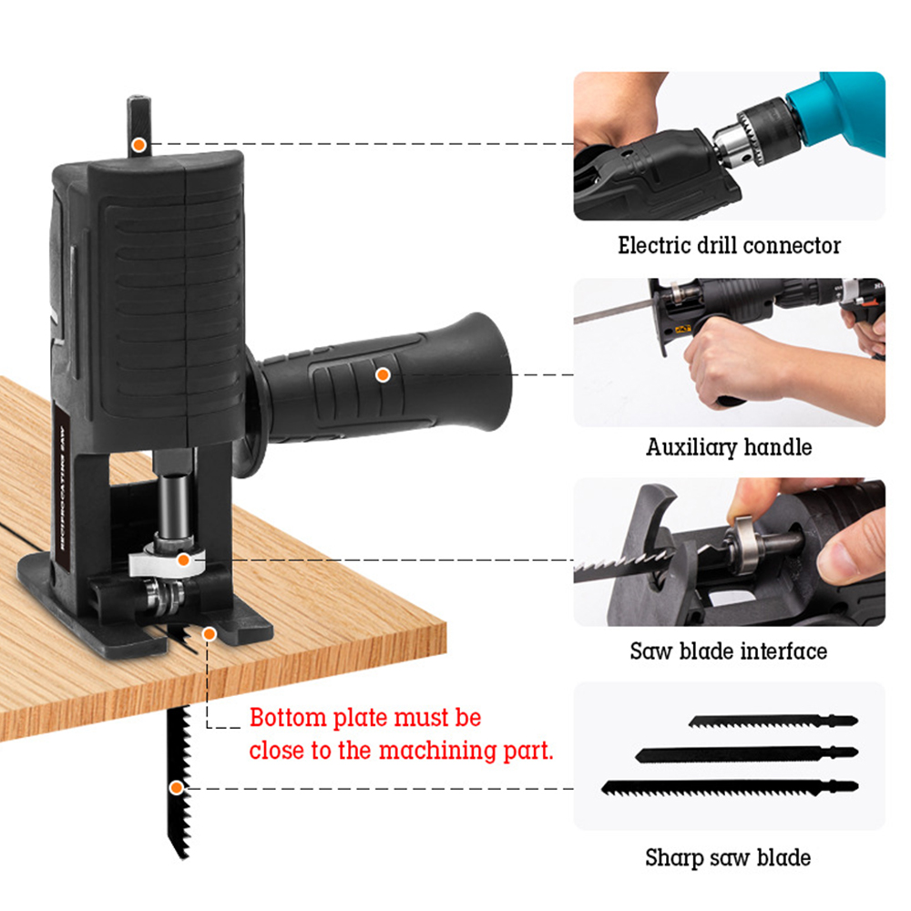 Portable Reciprocating Saw Ada - Reciprocating Saw Attachment Drill review and price