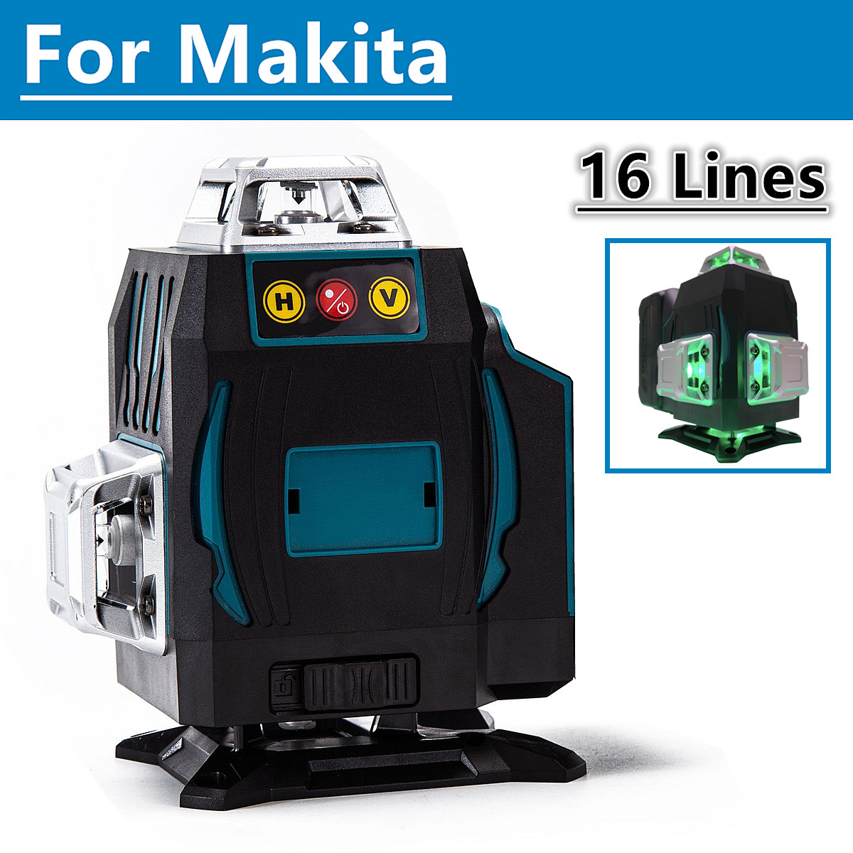 For Makita 18V Battery 16 Line - Laser Level 16 Lines 4D Green review and price