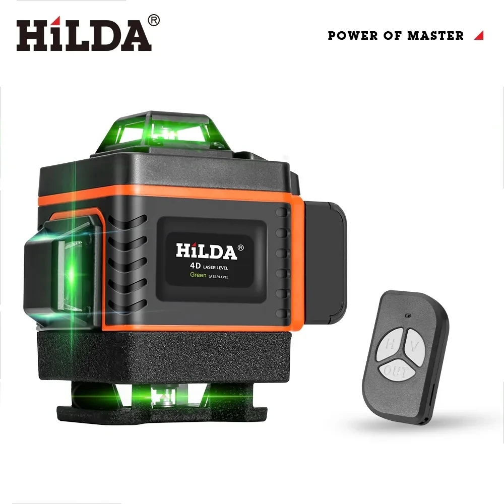 HILDA 16/12Lines 4D Laser Leve - Laser Level 16 Lines 4D Green review and price