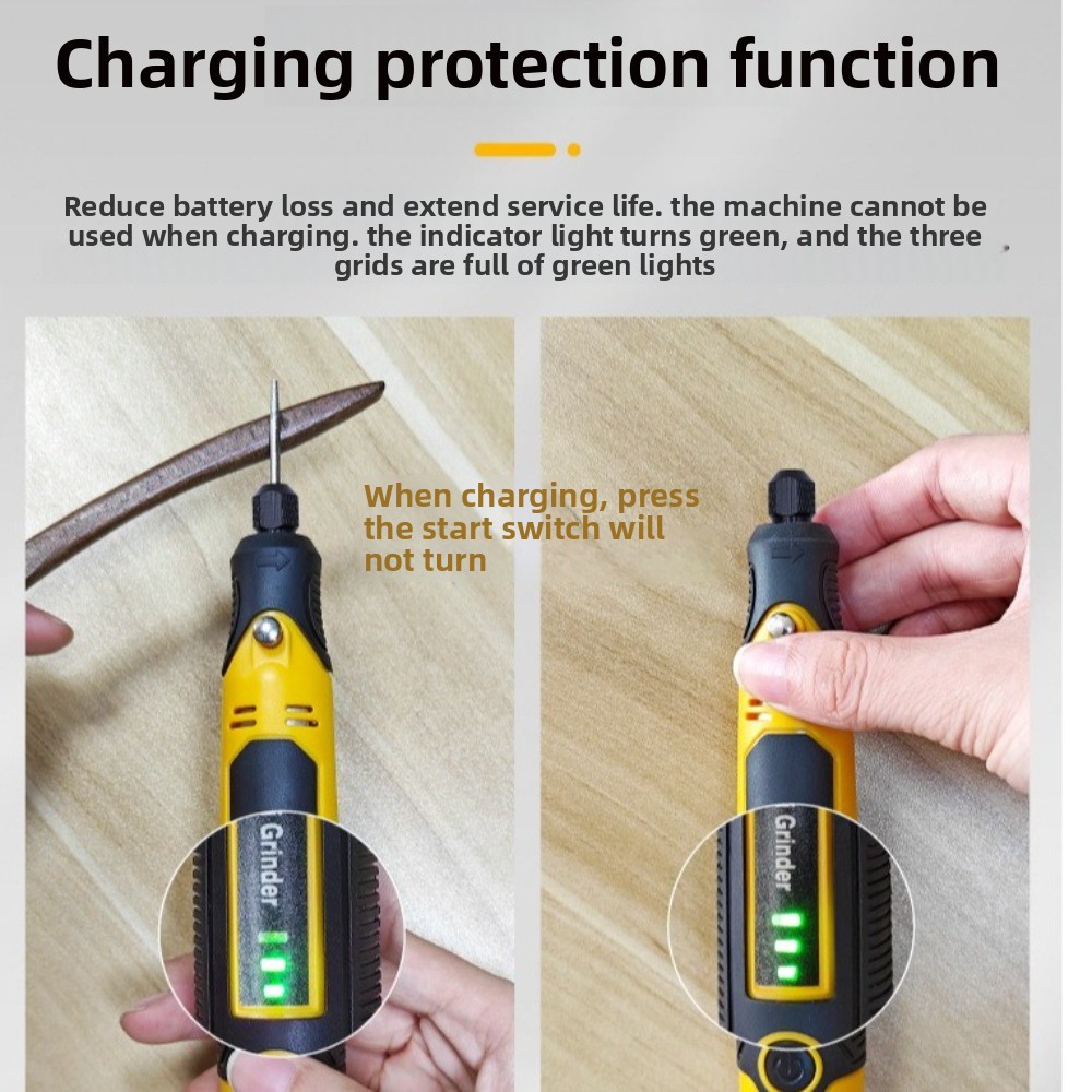 Cordless Mini Grinder 3 Speeds - Cordless Rotary Tool Kit Accessories review and price