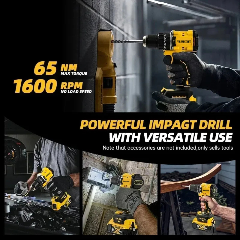 DCD805 Brushless Impact Drill  - Brushless Cordless Electric Drill 18V review and price