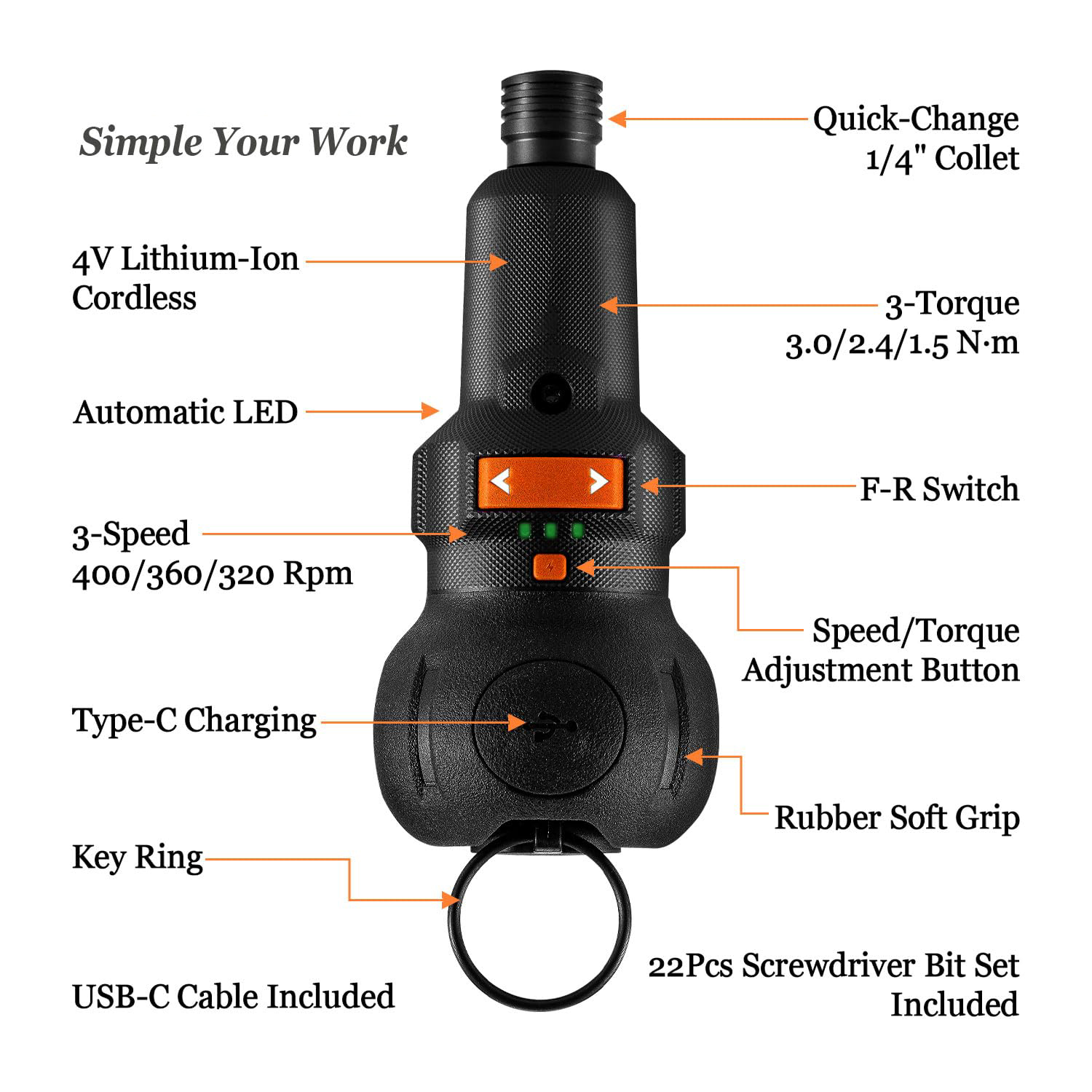 Cordless Electric Screwdriver  - Electric Screwdriver Rechargeable Usb review and price