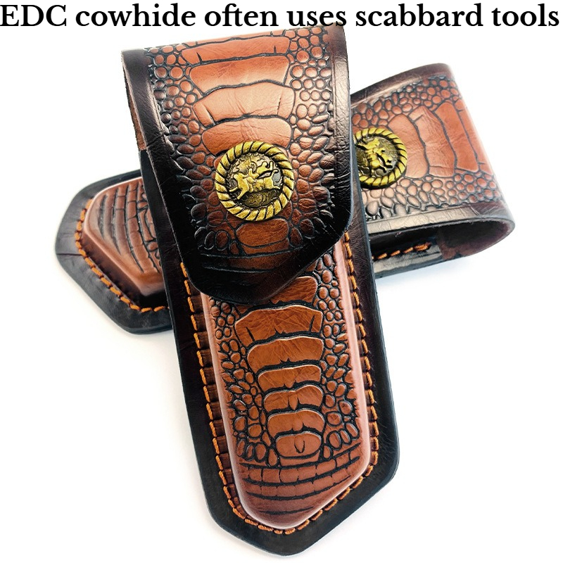 Folding Cowhide Knife Cover Un - Hand Tools review and price