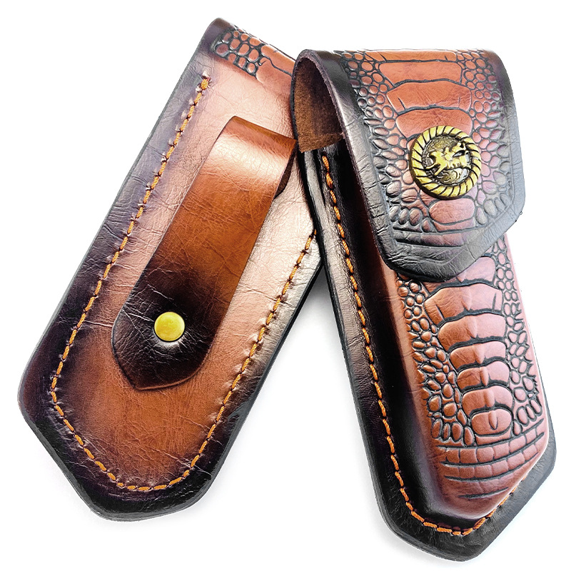 Folding Cowhide Knife Cover Un - Hand Tools review and price