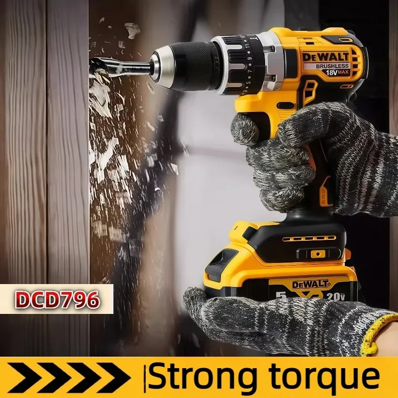 Dewalt Cordless DCD796 Impact  - Brushless Cordless Electric Drill 18V review and price