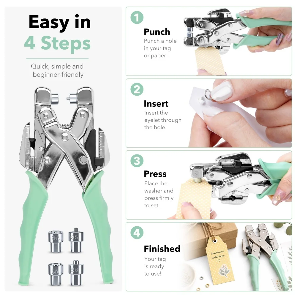 Grommet Tool Kit Handheld Hole - Hand Tools review and price