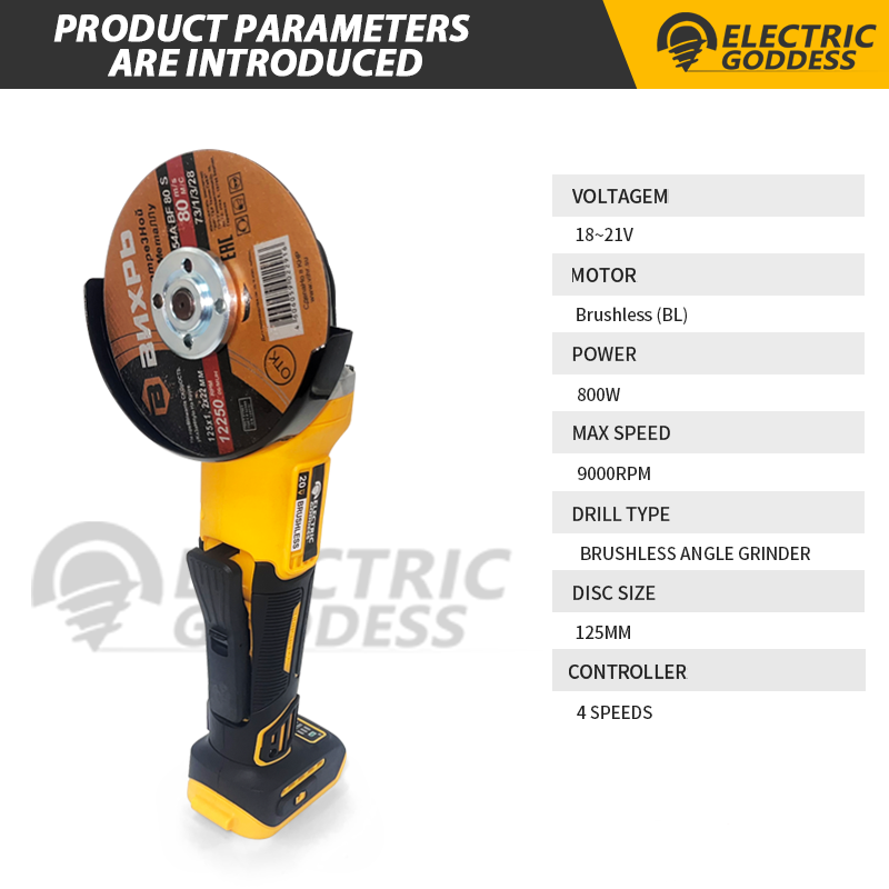 125mm Brushless Angle Grinder  - Brushless Angle Grinder Battery Powered review and price