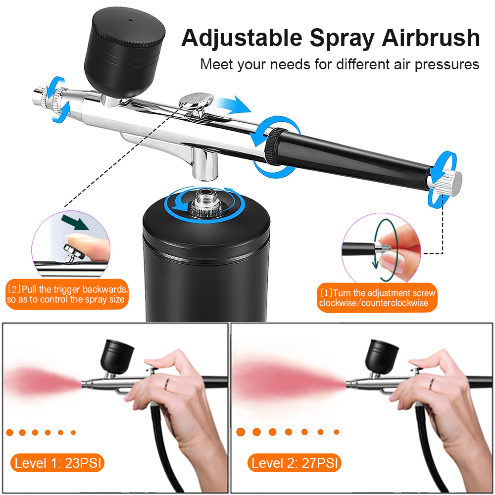 Airbrush Painting Airbrush wit - Airbrush Kit With Mini Compressor review and price
