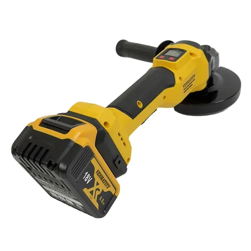 Grinding Machine VESMATITY Bru - Brushless Angle Grinder Battery Powered review and price