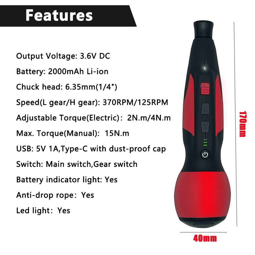 Mini Electric Screwdriver Adju - Electric Screwdriver Rechargeable Usb review and price