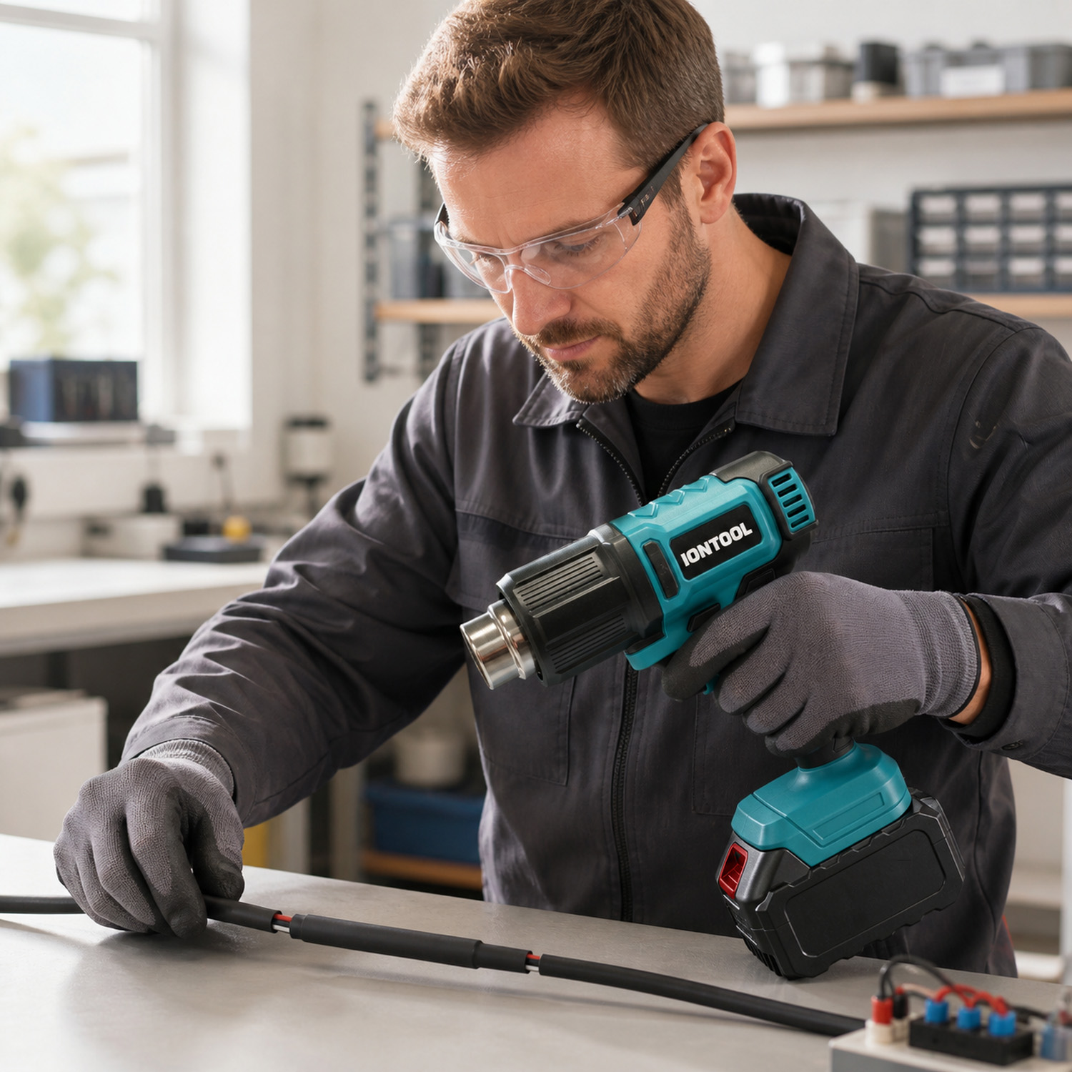 IONTOOL 250/500LPM 550℃ Cordle - Cordless Heat Gun For Shrink Tubing review and price