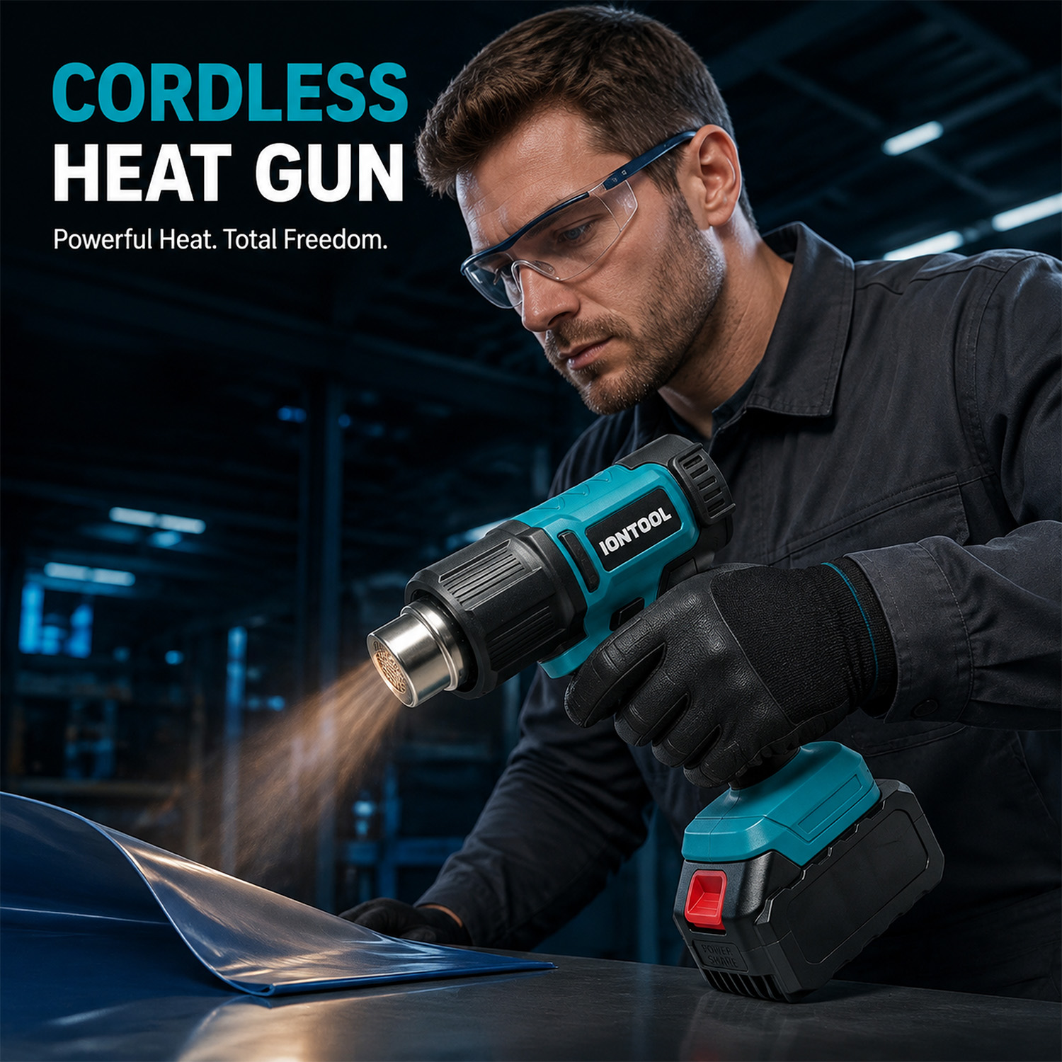 IONTOOL 550℃ 250/500LPM Cordle - Cordless Heat Gun For Shrink Tubing review and price