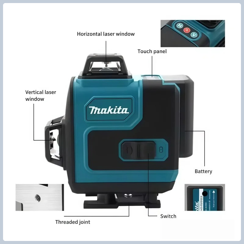 Original Makita Safe Multi-pro - Laser Level 16 Lines 4D Green review and price