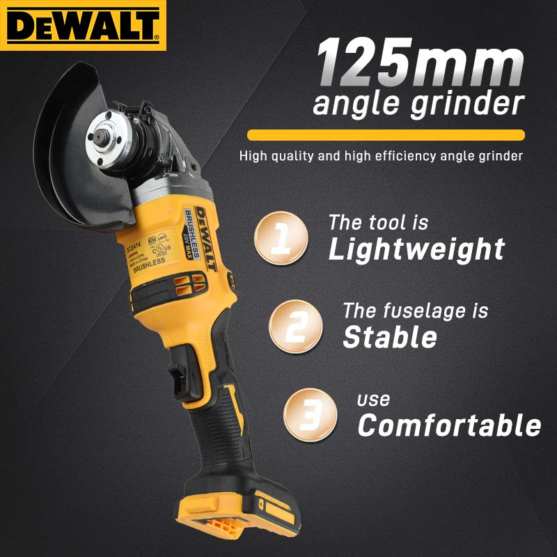 DEWALT DCG414 20V MAX Brushles - Brushless Angle Grinder Battery Powered review and price