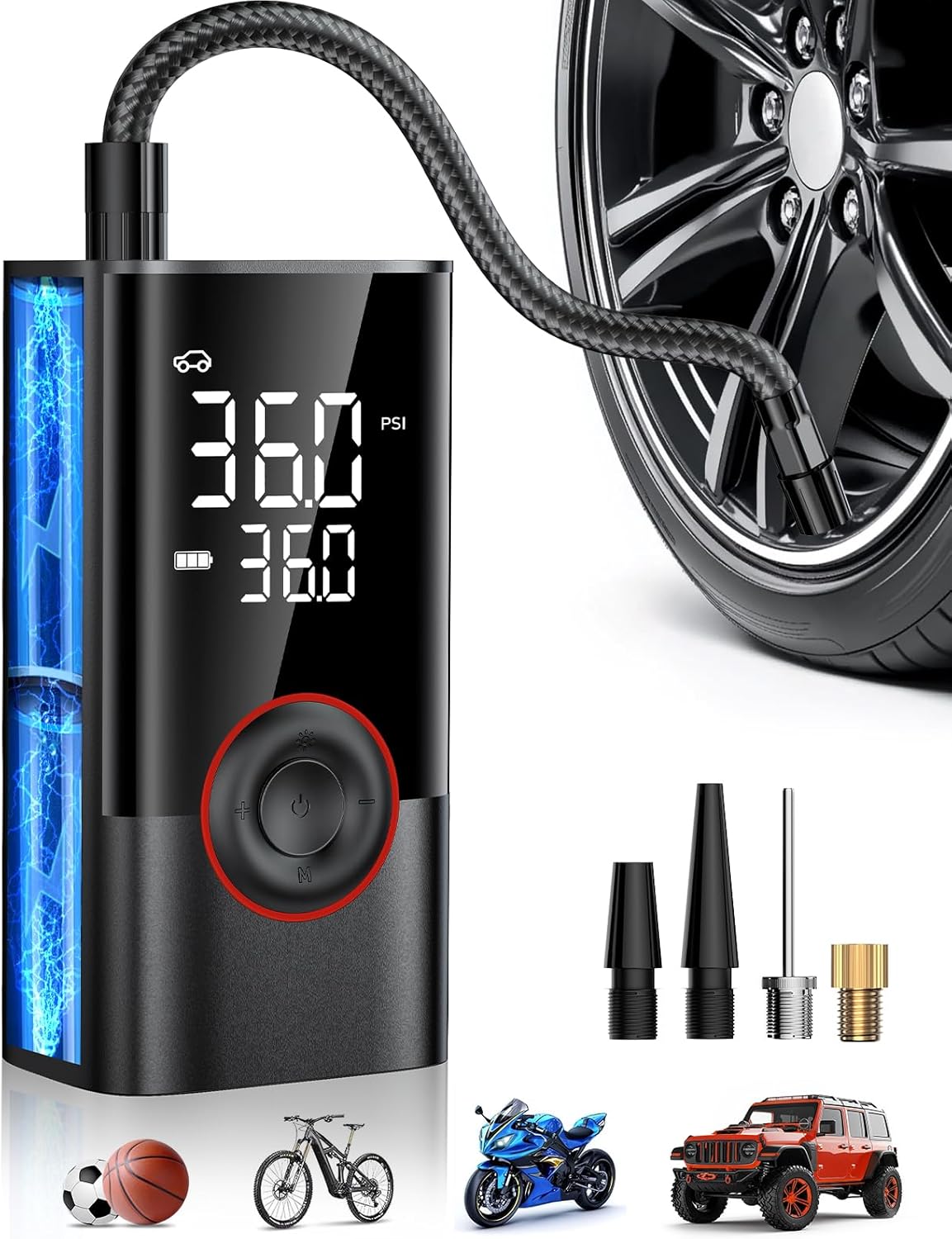 Portable Wireless Air Compress - Electrical review and price