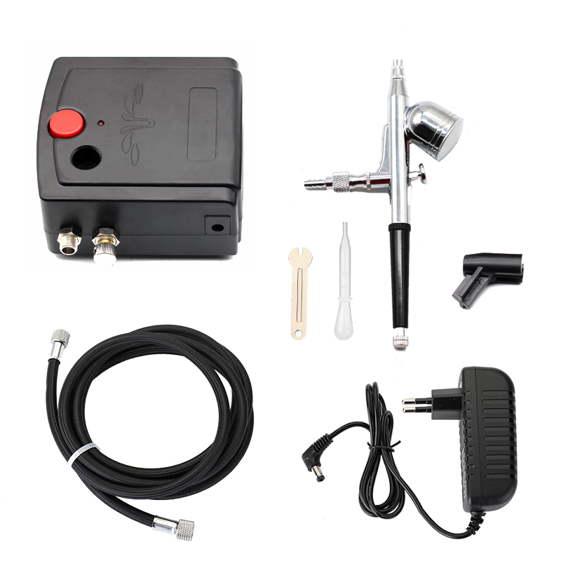 Dual-Action Spray Gun Airbrush - Airbrush Kit With Mini Compressor review and price