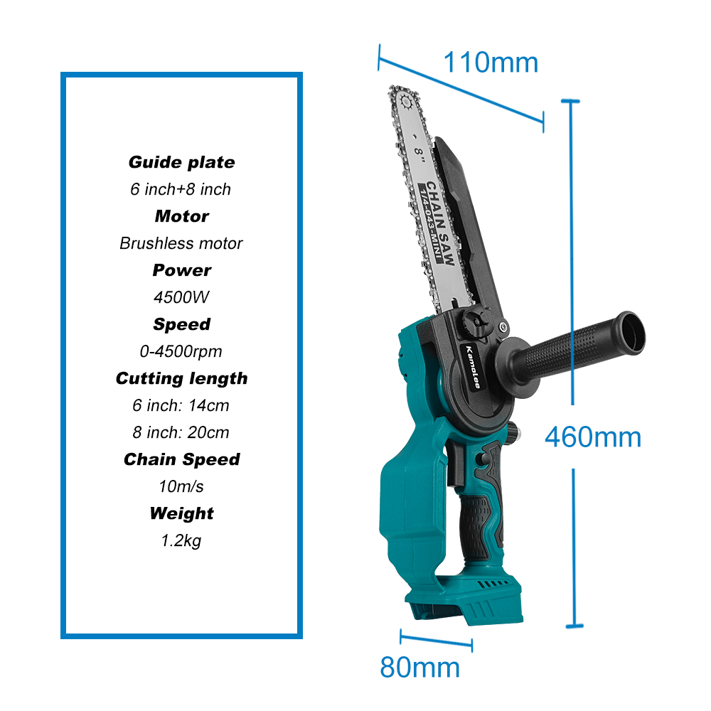 Kamolee 6 Inch 8 Inch Mini Bru - Mini Electric Chainsaw 6 Inch review and price