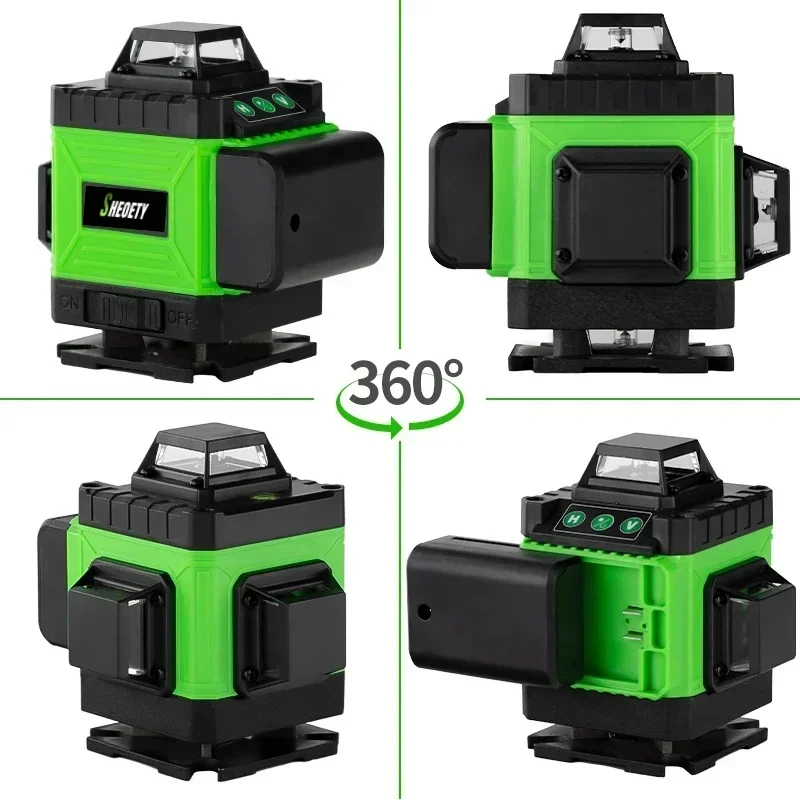 4D 16 Lines Professional 360°S - Laser Level 16 Lines 4D Green review and price