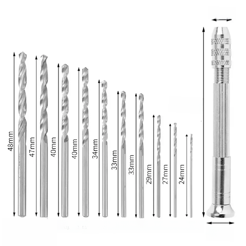 0.8-3.0mm Mini Hand Drill Wood - Hand Tools review and price