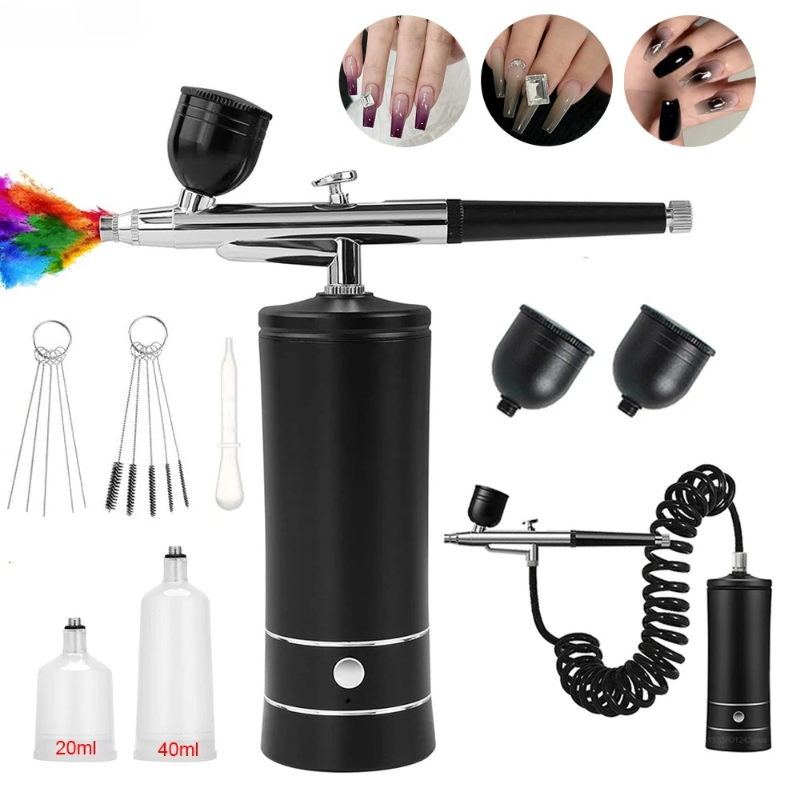 Airbrush Nail Art Painting Kit - Airbrush Kit With Mini Compressor review and price