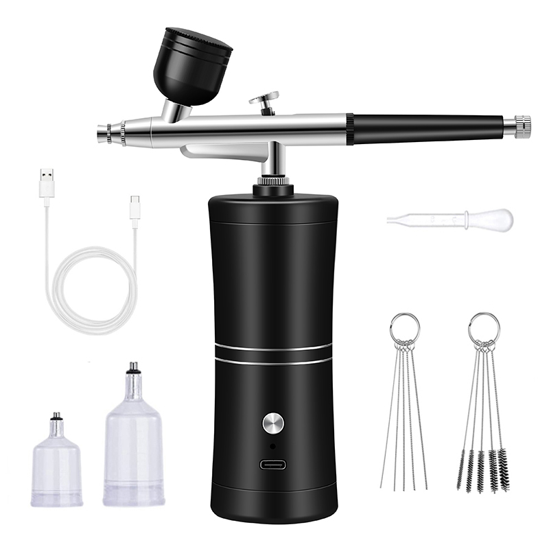 Portable Rechargeable Wireless - Airbrush Kit With Mini Compressor review and price
