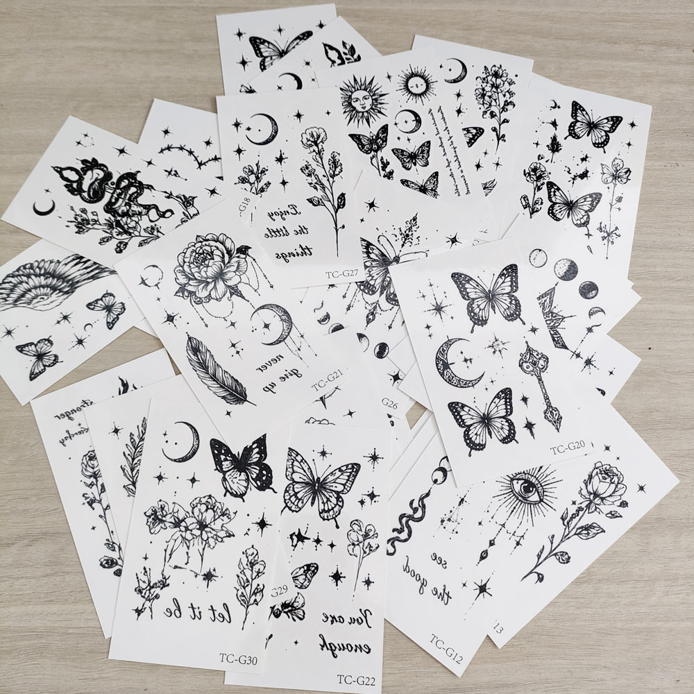 30pcs Butterfly Waterproof Tat - Hand Tools review and price