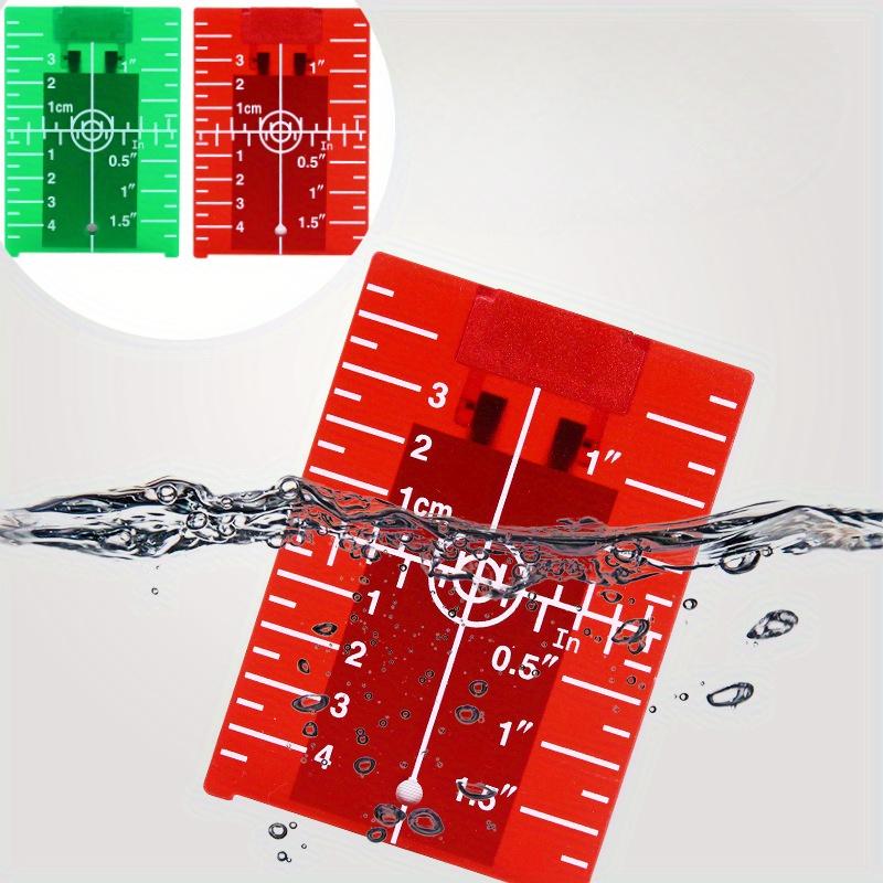 1PCS Inch Cm Laser Target Card - Laser Level 16 Lines 4D Green review and price