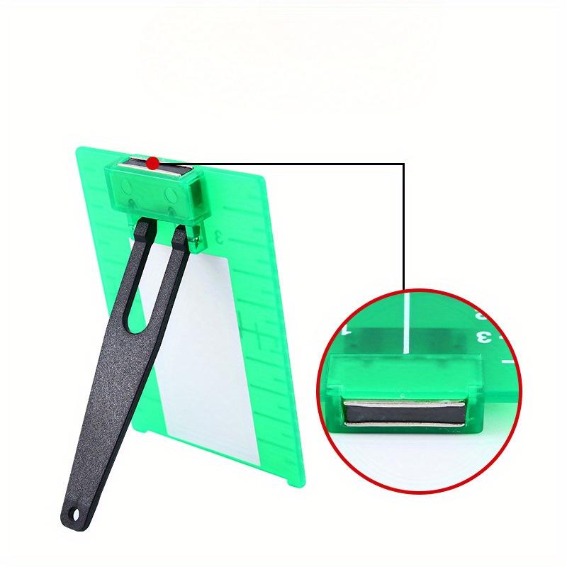1PCS Inch Cm Laser Target Card - Laser Level 16 Lines 4D Green review and price