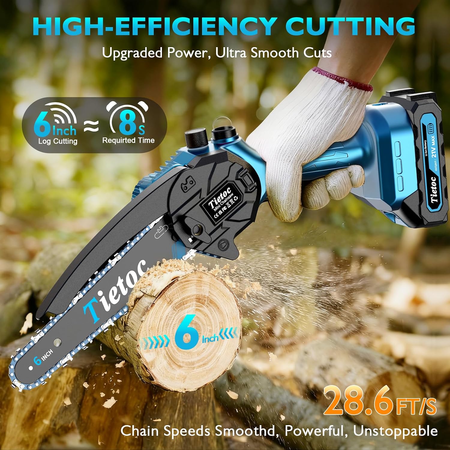 Mini Chainsaw, 6 Inch Chain Sa - Mini Electric Chainsaw 6 Inch review and price