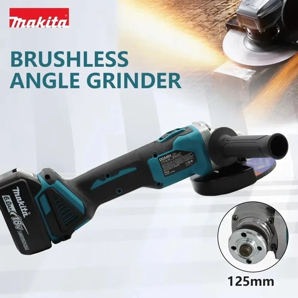 Makita DGA404 125mm Brushless  - Brushless Angle Grinder Battery Powered review and price