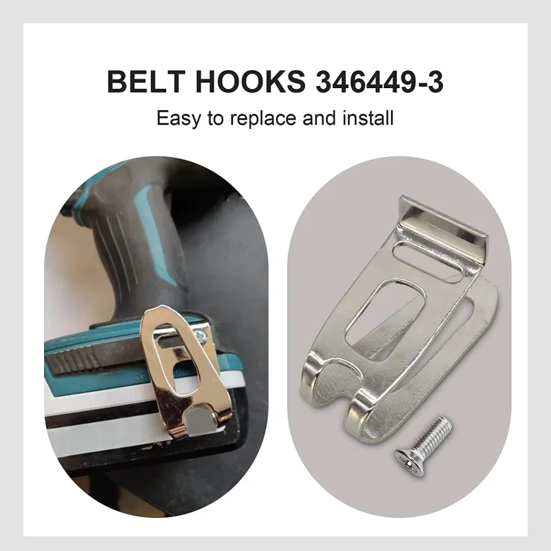 Belt Clip Hook With Screw For  - Brushless Cordless Electric Drill 18V review and price
