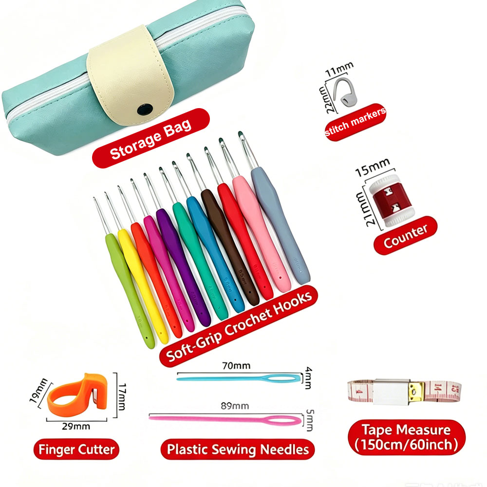 37pcs Crochet Hooks Kits with  - Hardware review and price
