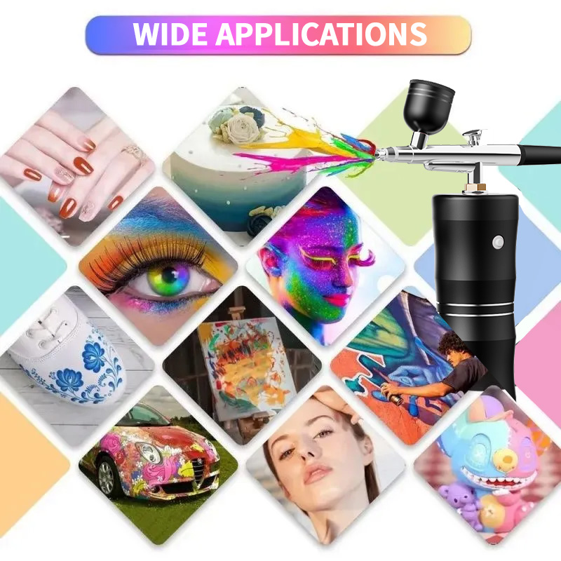 Oxygen Spray Mini Air Compress - Airbrush Kit With Mini Compressor review and price