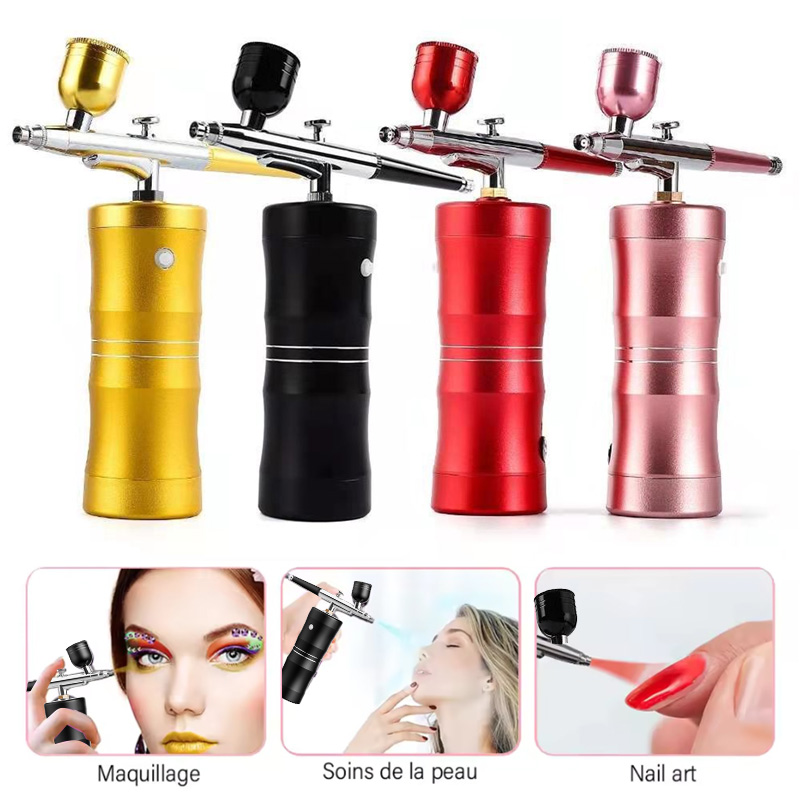 Oxygen Spray Mini Air Compress - Airbrush Kit With Mini Compressor review and price