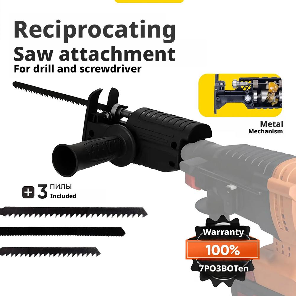 Electric Drill to Reciprocatin - Reciprocating Saw Attachment Drill review and price